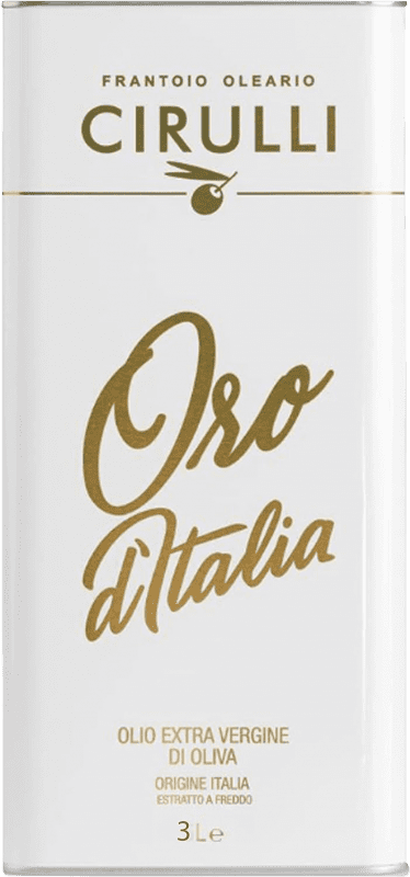 Envío gratis | Aceite de Oliva Frantoio Oleario Cirulli Virgen Extra Italia Lata Especial 3 L