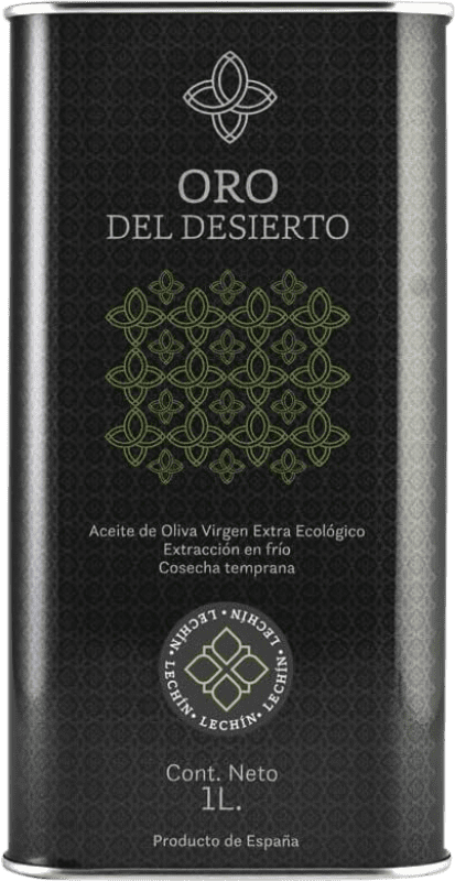 Envio grátis | Azeite de Oliva Oro del Desierto Virgen Extra Lechín Ecológico Espanha Lata Especial 1 L