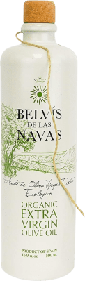 Aceite de Oliva ‎Belvís de las Navas. Virgen Extra Cerámica Ecológico Hojiblanca Botella Medium 50 cl