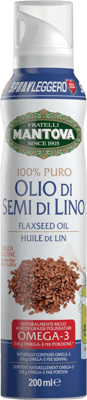 Envío gratis | Aceite de Cocina Alimentare Italiana Linaza Spray Pulverizador Italia Botellín 20 cl