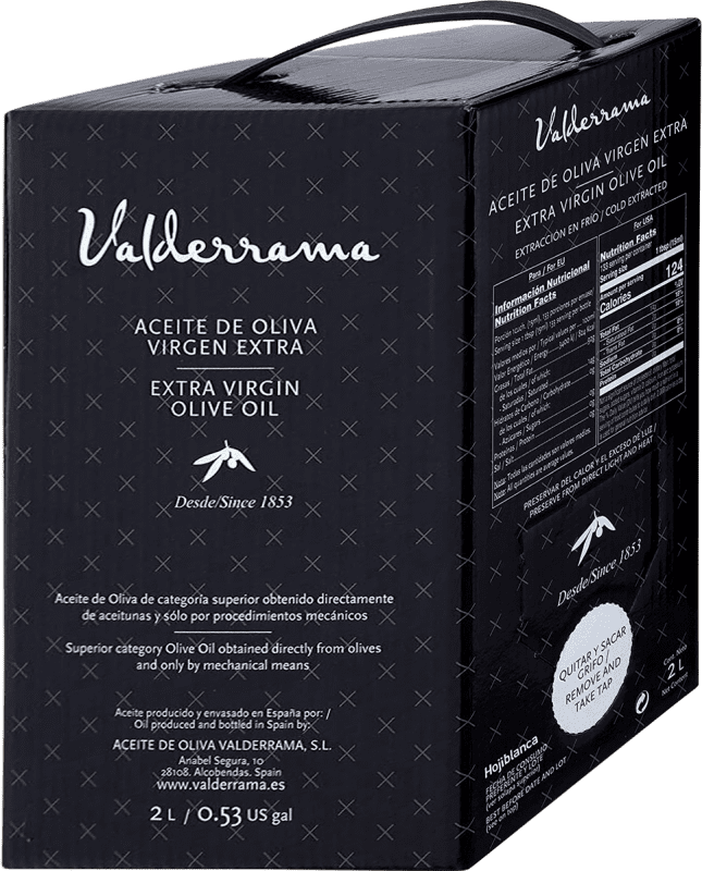 Kostenloser Versand | Olivenöl Valderrama E-NOL Extra Nativ Spanien Hojiblanca Spezialflasche 2 L