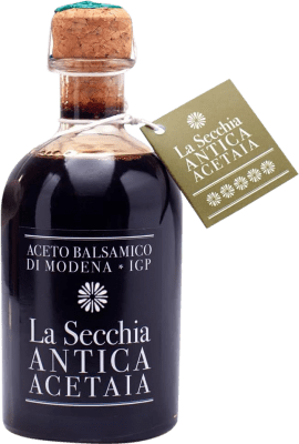 Aceto La Secchia Cinco Estrellas 20 Barricas 6 Maderas Balsamico Modena Piccola Bottiglia 25 cl