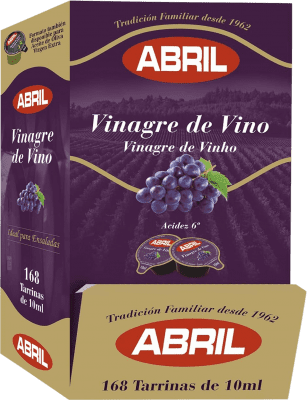 Envoi gratuit | Boîte de 168 unités Vinaigre Abril Espagne Doses Uniques 1 cl