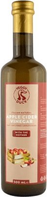 Free Shipping | Vinegar Veggy Duck Sin Filtrar — Unfiltered Italy Medium Bottle 50 cl Manzana — Apple, Cider