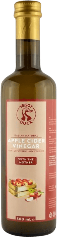 Бесплатная доставка | Уксус Veggy Duck. Sidra de Manzana sin Filtrar Италия бутылка Medium 50 cl