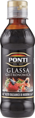 Vinegar 3 units box ‎Ponti Glassa Gastronomica Aceto Balsamico Modena Small Bottle 20 cl