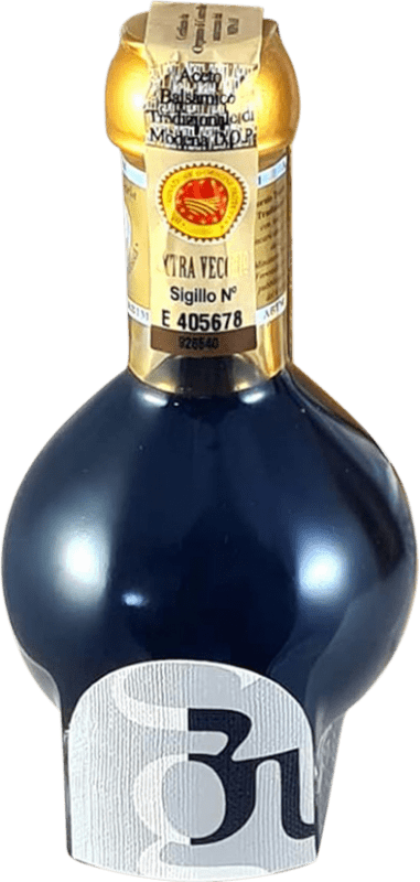 153,95 € | Уксус Guerzoni Balsamico — Бальзамический Extra Viejo — Экстра Старый D.O.C. Modena Италия 25 Лет Organic — Органический Мини-бутылка 10 cl