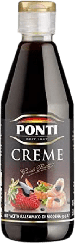 Free Shipping | 2 units box Vinegar ‎Ponti Creme Aceto Balsamico D.O.C. Modena Italy Small Bottle 20 cl