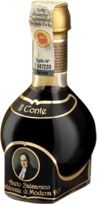 Kostenloser Versand | Essig Consorzio Tutela. Il Conte Balsamico — Balsamisch Extra Viejo — Extra Gereift D.O.C. Modena Italien 25 Jahre Miniaturflasche 10 cl