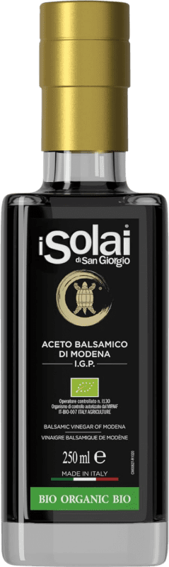 Spedizione Gratuita | Aceto I Solai di San Giorgio Balsamico Biológico D.O.C. Modena Italia Piccola Bottiglia 25 cl