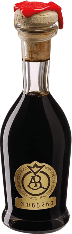 Kostenloser Versand | Essig ‎Ferrarini Balsamico Tradizionale Etiqueta Oro I.G.T. Emilia Romagna Italien 25 Jahre Miniaturflasche 10 cl