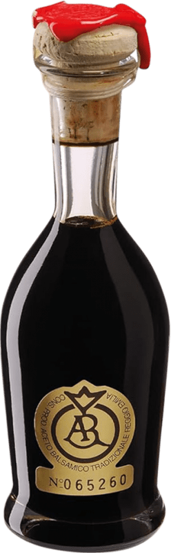 Free Shipping | Vinegar Ferrarini Gold Edition, Traditional, Balsamic I.G.T. Emilia Romagna Italy 25 Years Miniature Bottle 10 cl