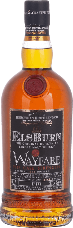 免费送货 | 威士忌单一麦芽威士忌 Hercynian Elsburn Wayfare The Cask Strength Batch Nº 001 德国 70 cl