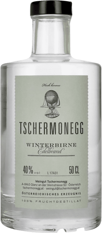 Envio grátis | Brandy Conhaque Tschermonegg Winterbirne Áustria Garrafa Medium 50 cl