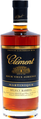 朗姆酒 盒装6个 Clément Select Barrel 微型瓶 5 cl