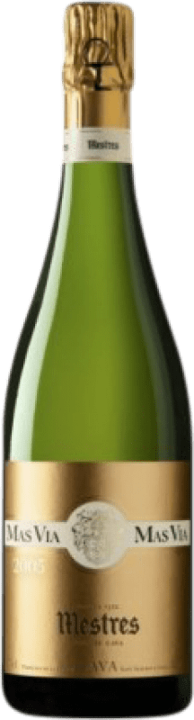 Envoi gratuit | Blanc mousseux Mestres Mas Via Vintage D.O. Cava Catalogne Espagne Macabeo, Xarel·lo, Parellada 75 cl