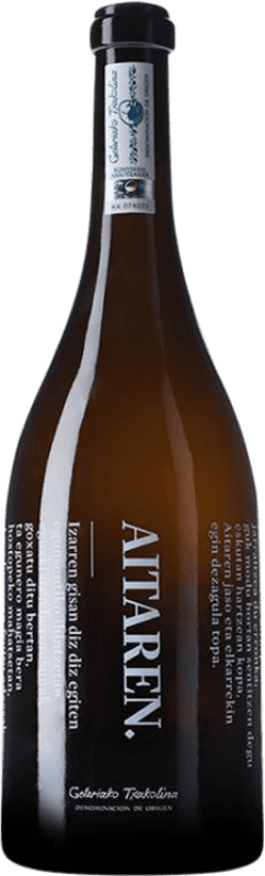 Spedizione Gratuita | Vino Bianco Aitaren Upategia D.O. Getariako Txakolina Paese Basco Spagna Hondarribi Zuri 75 cl