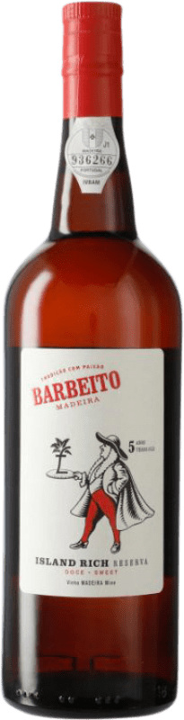 14,95 € | 甜酒 Barbeito Island Rich Sweet 预订 I.G. Madeira 马德拉 葡萄牙 Tinta Negra Mole 5 岁 75 cl