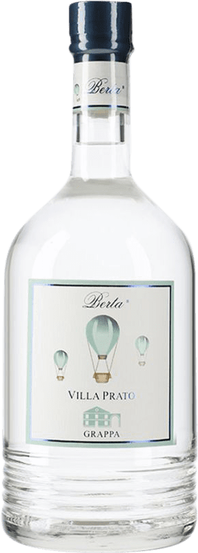 Envio grátis | Aguardente Grappa Berta Villa Prato I.G.T. Grappa Piemontese Piemonte Itália 1 L