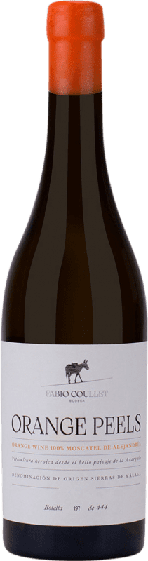 Envio grátis | Vinho Laranja Fabio Coullet Peels D.O. Sierras de Málaga Andaluzia Espanha Moscatel 75 cl