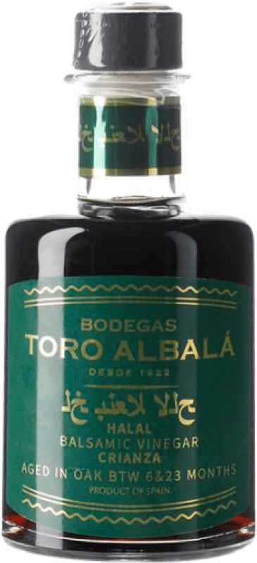 Spedizione Gratuita | Aceto Toro Albalá Halal Balsámico Crianza D.O. Montilla-Moriles Andalusia Spagna Piccola Bottiglia 20 cl