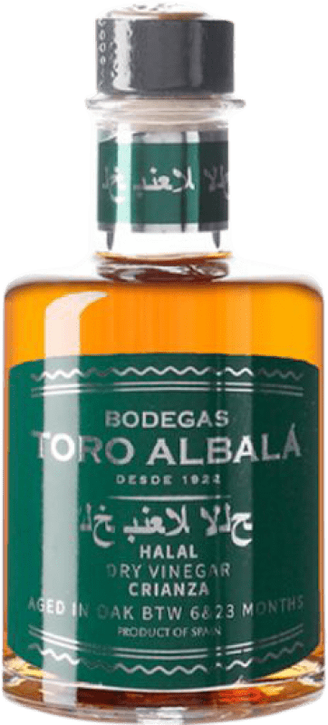 19,95 € Kostenloser Versand | Essig Toro Albalá Halal Seco — Trocken Crianza — Kurze Fassreifung D.O. Montilla-Moriles Eco — Biologisch Kleine Flasche 20 cl