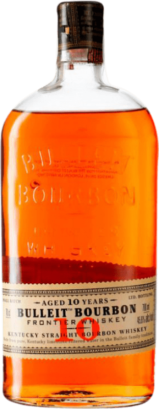 49,95 € | Whisky Bourbon Bulleit Kentucky Estados Unidos 10 Anos 70 cl