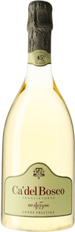 43,95 € | Espumante branco Ca' del Bosco Cuvée Prestige 45a Edizione D.O.C.G. Franciacorta Lombardia Itália Pinot Preto, Chardonnay, Pinot Branco 75 cl