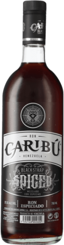 Envoi gratuit | Rhum Caribu Black Strap Spiced Venezuela 70 cl