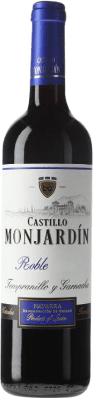 6,95 € | Red wine Castillo de Monjardín Oak D.O. Navarra Navarre Spain Tempranillo 75 cl