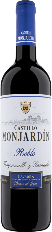 9,95 € Kostenloser Versand | Rotwein Castillo de Monjardín Eiche D.O. Navarra