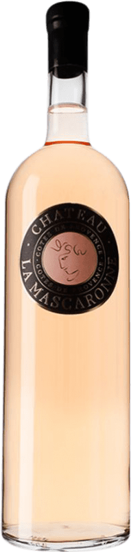 184,95 € 免费送货 | 桃红葡萄酒 Château La Mascaronne Rosé — 桃红葡萄酒 A.O.C. Côtes de Provence 利河伯瓶 — Réhoboam 4,5 L