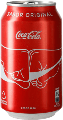 Spedizione Gratuita | Scatola da 24 unità Bibite Coca-Cola Originale Spagna Lattina 33 cl