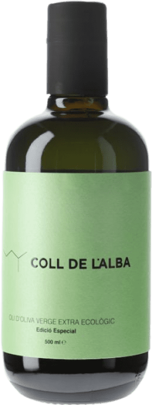 Free Shipping | Olive Oil Coll de l'Alba Limited Edition, EVOO Extra Virgin Spain Arbequina Medium Bottle 50 cl