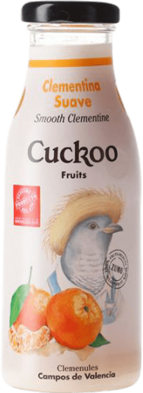 Kostenloser Versand | 24 Einheiten Box Softdrinks Cuckoo Spanien Kleine Flasche 25 cl Clementina — Clementine, Suave — Sanft