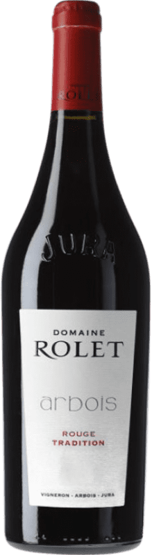 Kostenloser Versand | Rotwein Domaine Rolet Rouge Tradition A.O.C. Arbois Jura Frankreich Spätburgunder, Bastardo, Poulsard 75 cl