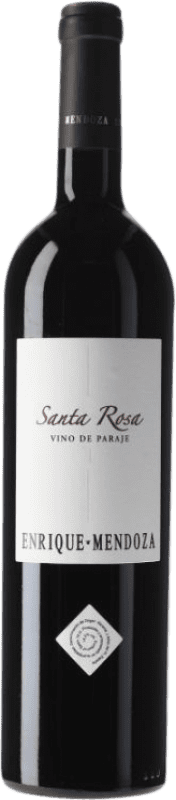 免费送货 | 红酒 Enrique Mendoza Viña Santa Rosa 预订 D.O. Alicante 巴伦西亚社区 西班牙 Merlot, Syrah, Cabernet Sauvignon, Monastrell 75 cl