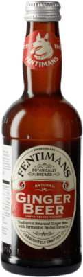 Free Shipping | 12 units box Soft Drinks & Mixers Fentimans Ginger Beer United Kingdom Small Bottle 27 cl