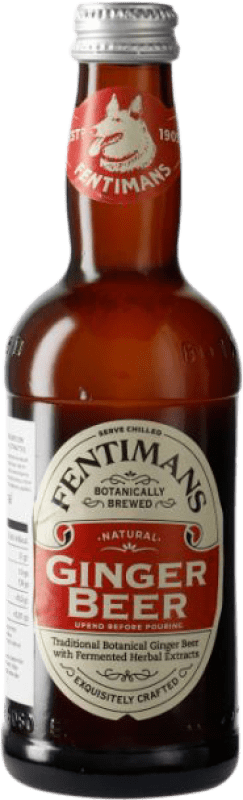 Envio grátis | Caixa de 12 unidades Refrigerantes Fentimans Reino Unido Garrafinha 27 cl Herbal, Ginger Beer