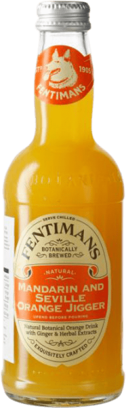 Free Shipping | 12 units box Soft Drinks & Mixers Fentimans Mandarin & Seville Orange Jigger United Kingdom Small Bottle 27 cl