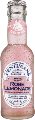 Free Shipping | 24 units box Soft Drinks & Mixers Fentimans Rose Lemonade United Kingdom Small Bottle 20 cl