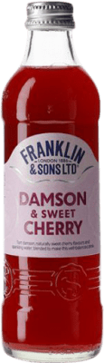 Envoi gratuit | Boîte de 12 unités Boissons Fraîches Franklin & Sons Damson Sweet — Doux Royaume-Uni Petite Bouteille 27 cl Cherry — Cerise, Sweet — Doux