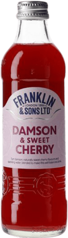 Spedizione Gratuita | Scatola da 12 unità Bibite Franklin & Sons Damson Sweet — Dolce Regno Unito Bottiglietta 27 cl Cherry — Ciliegia, Sweet — Dolce