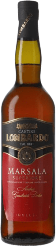 Envío gratis | Vino tinto Fratelli Lombardo Dulce D.O.C. Marsala Sicilia Italia 75 cl