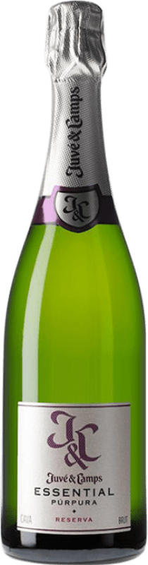 16,95 € | 白起泡酒 Juvé y Camps Essential Púrpura D.O. Cava 加泰罗尼亚 西班牙 75 cl