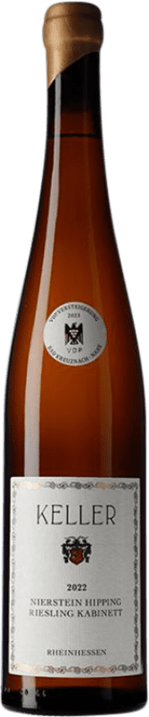 Kostenloser Versand | Weißwein Weingut Keller Nierstein Hipping Kabinett Auction V.D.P. Erste Lage Rheinhessen Deutschland 75 cl