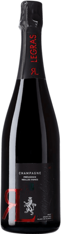 Envio grátis | Espumante branco Legras R&L Présidence Vieilles Vignes Blanc de Blancs Grand Cru A.O.C. Champagne Champagne França Chardonnay 75 cl