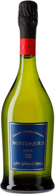 19,95 € Envío gratis | Espumoso Blanco Cava Montesquius 1918 Extra Brut Reserva D.O. Cava