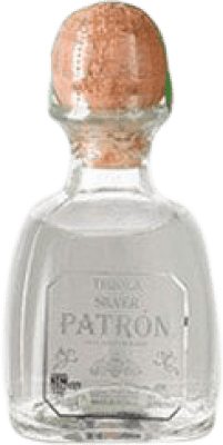 Tequila Boîte de 6 unités Patrón Silver Bouteille Miniature 5 cl