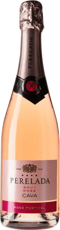11,95 € Envio grátis | Espumante rosé Perelada Festival Rosé Brut D.O. Cava